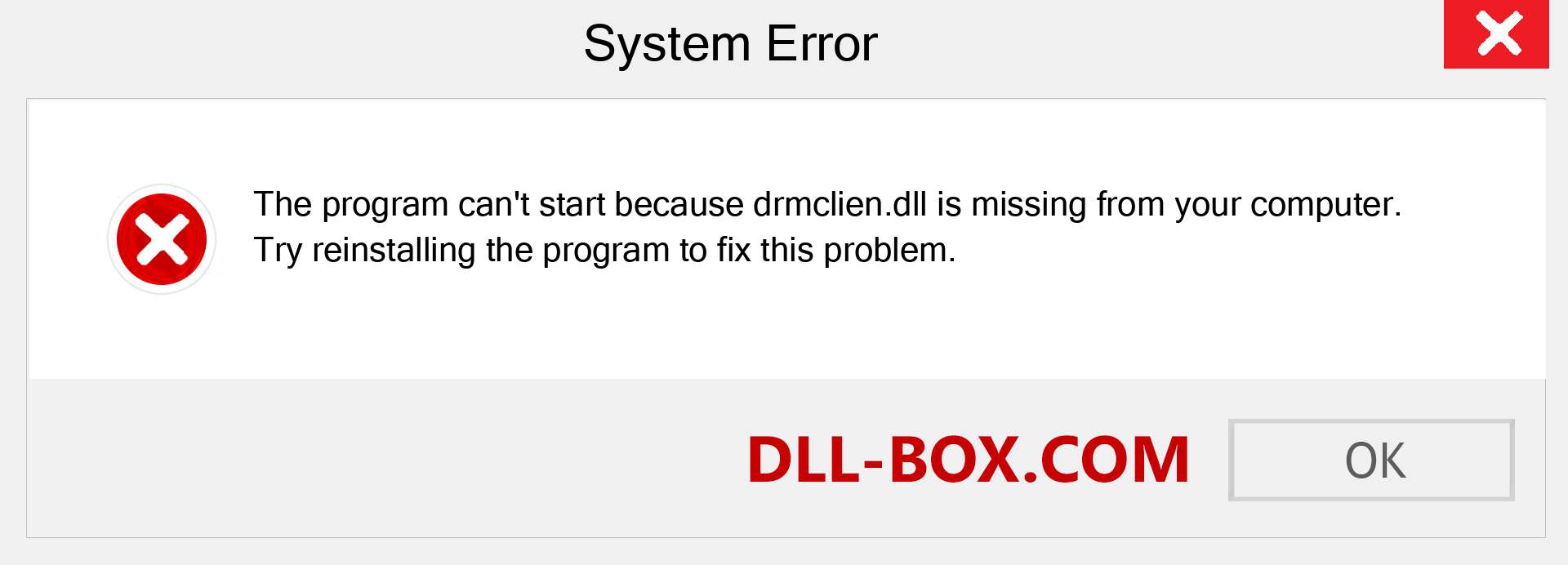  drmclien.dll file is missing?. Download for Windows 7, 8, 10 - Fix  drmclien dll Missing Error on Windows, photos, images